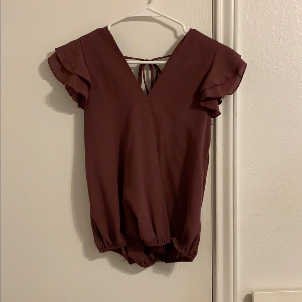 Mauve blouse